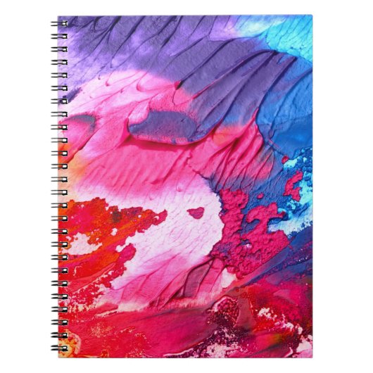 Spiral-Notebook-bemalt Notizblock (Vorderseite)