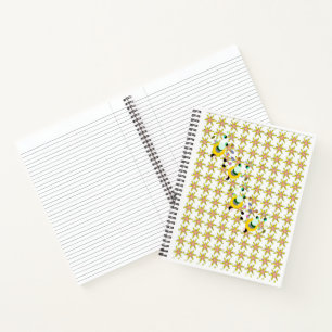 Spiral Notebook-Bienen mit Linde Notizblock