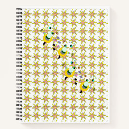 Spiral-Notebook-Bienen Notizblock