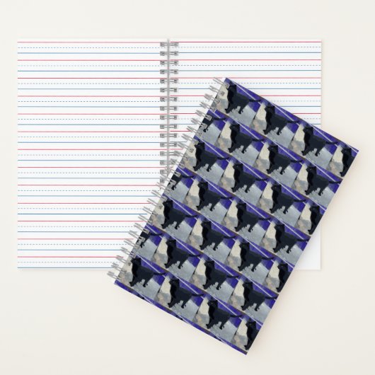Spiral Notebook Black Cat Notizblock (Innen)