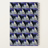 Spiral Notebook Black Cat Notizblock (Rückseite)