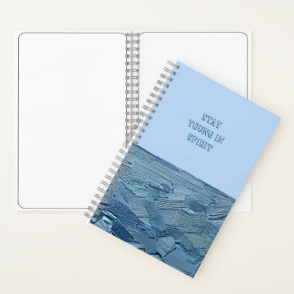 Spiral Notebook Bleibe Young in Spirit, Edit Optio Notizblock