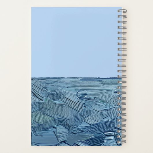 Spiral Notebook Bleibe Young in Spirit, Edit Optio Notizblock (Rückseite)