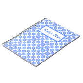 Spiral Notebook Blue Fliesenprint Notizblock (Linke Seite)