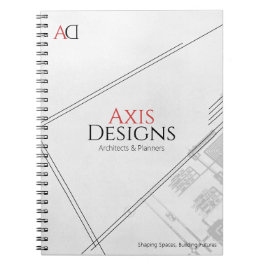 Spiral Notebook | Blueprint Design Notizblock