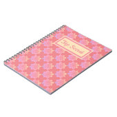 Spiral Notebook Boho Pastel Medallions Notizblock (Linke Seite)
