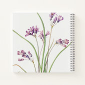 Spiral Notebook: Botanical Art Design (Hyacinth) N Notizblock (Rückseite)