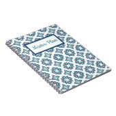Spiral Notebook-Bright-Fliesenprint Notizblock (Rechte Seite)