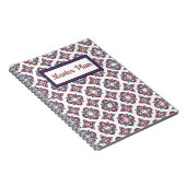 Spiral Notebook-Bright-Fliesenprint Notizblock (Rechte Seite)