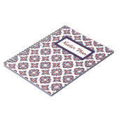 Spiral Notebook-Bright-Fliesenprint Notizblock (Linke Seite)