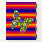 Spiral Notebook Butterfly Notizblock (Rückseite)