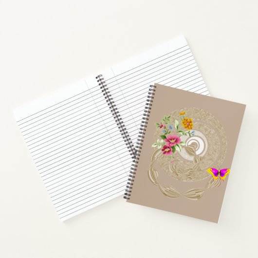Spiral Notebook Butterfly Notizblock (Innenseite)