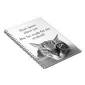 Spiral Notebook-Cat-Notebook Notizblock (Rechte Seite)
