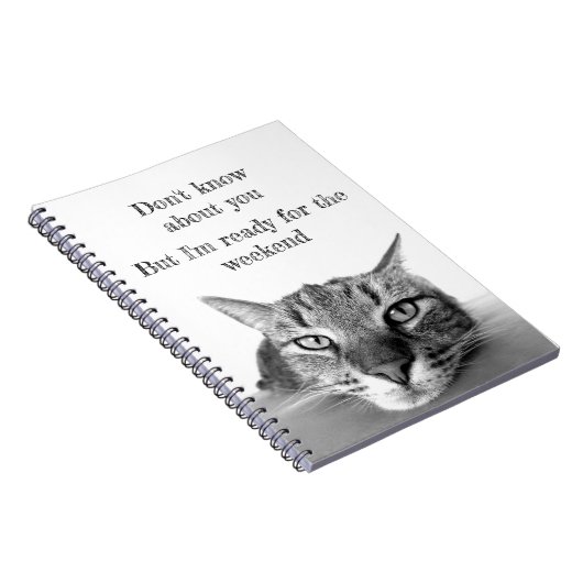 Spiral Notebook-Cat-Notebook Notizblock (Rechte Seite)