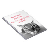 Spiral Notebook-Cat-Notebook Notizblock (Rechte Seite)