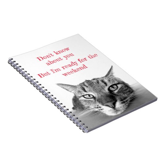 Spiral Notebook-Cat-Notebook Notizblock (Rechte Seite)