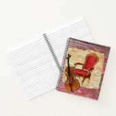 Spiral Notebook Cello Viktorianisch Notizblock (Innenseite)
