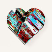 Spiral Notebook – Collapse Reflection Abstract  Notizblock (Vorderseite)