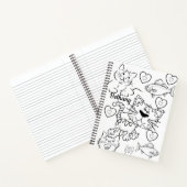 Spiral Notebook Coloring Cats Kittens Notizblock (Innenseite)