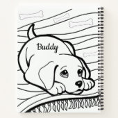 Spiral Notebook Coloring Dogs Notizblock (Rückseite)