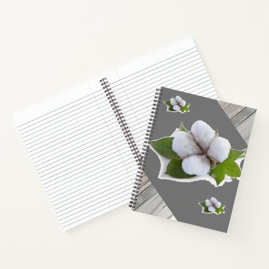 Spiral Notebook Cotton Gray Notizblock (Innenseite)