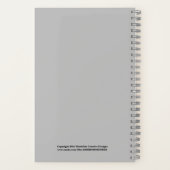 Spiral-Notebook des Betreuers Notizblock (Rückseite)