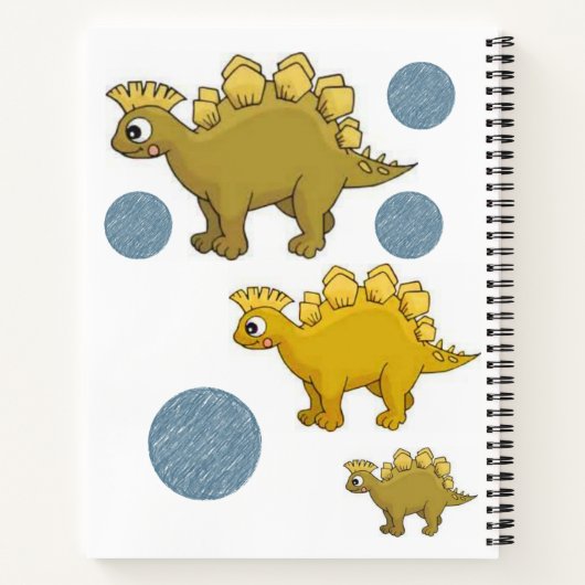 Spiral Notebook Dinosaur Notizblock (Rückseite)