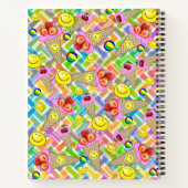 Spiral Notebook Erdbeere Eis Zickzack Obst Notizblock (Rückseite)
