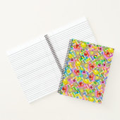 Spiral Notebook Erdbeere Eis Zickzack Obst Notizblock (Innenseite)