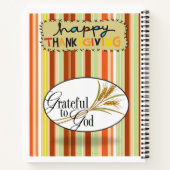 Spiral Notebook-Erntedank Notizblock (Rückseite)