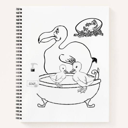 Spiral-Notebook-Farbgeburten Notizblock (Vorderseite)