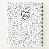 Spiral-Notebook-Farbherzen für die Mama Notizblock (Rückseite)