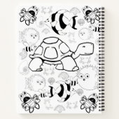 Spiral-Notebook-Farbschildkröten Notizblock (Rückseite)