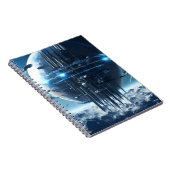 Spiral notebook featuring a galaxy world design notizblock (Rechte Seite)