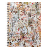 Spiral notebook featuring mixed media artwork. notizblock (Vorderseite)