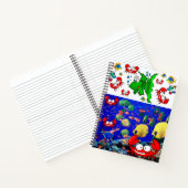 Spiral Notebook Fish Ocean Crab Notizblock (Innenseite)