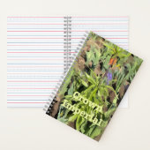 Spiral Notebook floral Crown Imperial Green Notizblock (Innen)