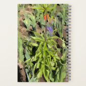 Spiral Notebook floral Crown Imperial Green Notizblock (Rückseite)