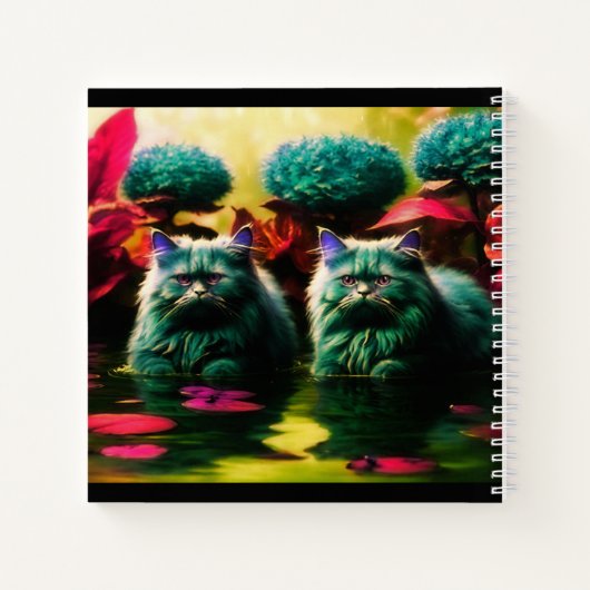 Spiral Notebook for Cat Lovers Notizblock (Rückseite)
