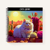 Spiral Notebook for Cat Lovers Notizblock (Vorderseite)