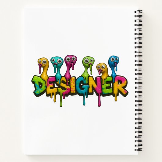 🎨 Spiral Notebook for Creative Minds 💡📓 Notizblock (Rückseite)