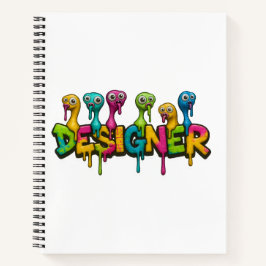 🎨 Spiral Notebook for Creative Minds 💡📓 Notizblock