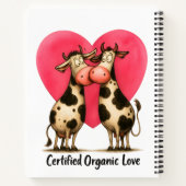 🐄💘 Spiral Notebook for Moo-tivated Hearts 📝🌱 Notizblock (Rückseite)
