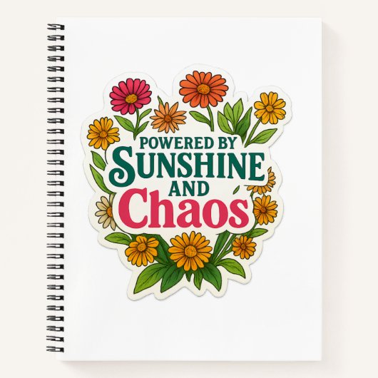 🌞 Spiral Notebook for Wild Souls 🌸📓 Notizblock (Vorderseite)