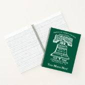 Spiral Notebook - Forest Green (Personalized) Notizblock (Innenseite)