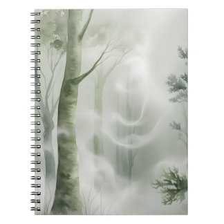 Spiral-Notebook Forest Journal - Ruled Line Notizblock