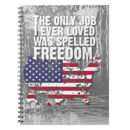 Spiral Notebook – Freedom Job Notizblock