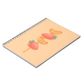 Spiral notebook-fruit skewer   notizblock (Linke Seite)