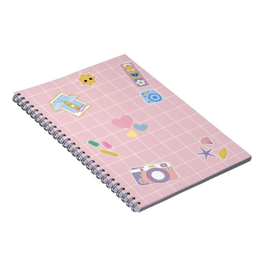 Spiral-Notebook für Kinder mit schönen Designs Notizblock (Rechte Seite)