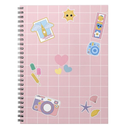 Spiral-Notebook für Kinder mit schönen Designs Notizblock (Vorderseite)
